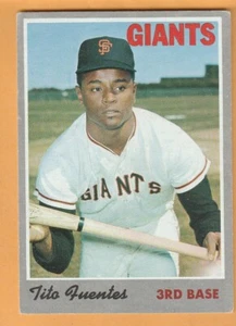 Tito Fuentes San Francisco Giants 1970 Topps #42 2K - Picture 1 of 2