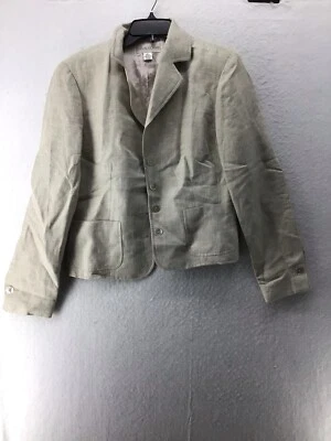 Chaqueta Blazer Casual Esquina Talla 10 Beige Foto 1 de 4