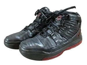 2006 Nike Zoom Lebron James III 3 OG SZ 5.5Y Black Crimson Red BRED 312168-004 - Picture 1 of 9