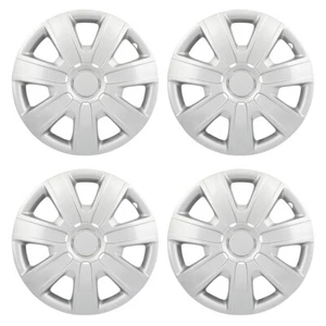 15 Inch Set of 4 Full Hub Caps Wheel Covers Snap On Hubcaps For R15 Tire & Rim - Picture 1 of 7