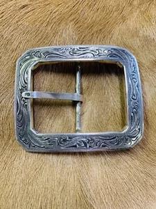 Fritch Bros Gun Holster Or Belt Silver Buckle - Picture 1 of 6