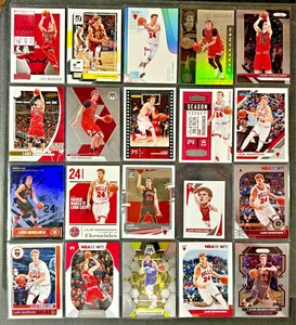 LAURI MARKKANEN ~ 20x NBA Basketball Card Lot w/Sticker [BULLS, CAVS, JAZZ] - Picture 1 of 3