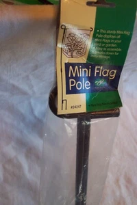 Nuevo Mini Soporte de Bandera de Metal Creativo Paisaje, Soporte de Bandera de Césped Nuevo en Paquete Ver Fotos - Imagen 1 de 4