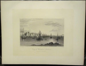 Grabado antiguo CITY OF WATERFORD IRELAND 1878 Bartlett Taylor Kelly - Imagen 1 de 8