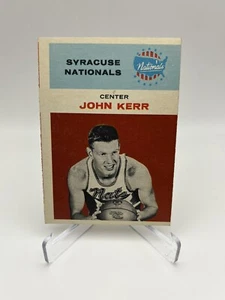 1961-62 Fleer Basketball #25 John Kerr Raw Syracuse nationals - Picture 1 of 6