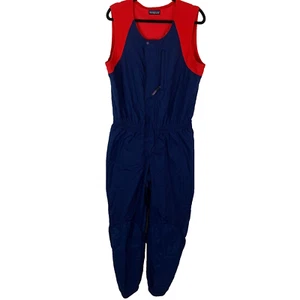 Patagonia Force II rot blau 90er Jahre Segel Trägerhose Größe Unisex 32W 30L - Bild 1 von 12