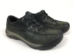 Keen Toyah 53001-BLCK schwarze Damen-Schnürschuhe aus Leder Größe 7 US - Bild 1 von 7