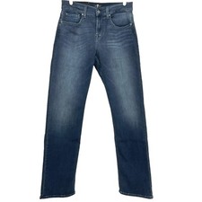7 for all Mankind Men's Denim Jeans Size 30 Relaxed Straight Leg Austyn Blue NEW