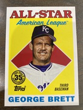 George Brett 1988 Topps All-Star Baseball 2023 Topps Series 2 88AS-19 Royals HOF