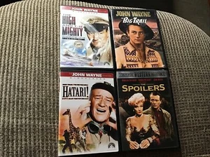 JOHN WAYNE 4-DVD LOT: HATARI THE SPOILERS THE BIG TRAIL THE HIGH & THE MIGHTY - Picture 1 of 4