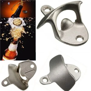 Bottle Opener Fixed Wine Opener Bar Beer Soda Cap Tools Wall Mounted Opener - Picture 1 of 12