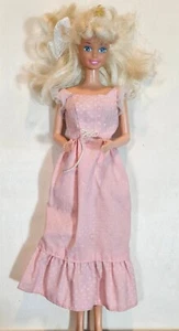Vintage Sweet 16 Barbie Doll #7796 Dress EUC 1975 Pink On 1990's Doll VGUC C343G - Bild 1 von 18
