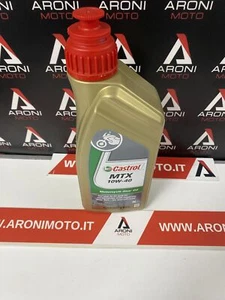 Lubrificante per cambio moto minerale 2t 4t castrol mtx sae 10w40 - 1 litro lt - Picture 1 of 1