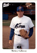 1996 Butte Copper Kings Best #11 Mickey Callaway Germantown Tennessee TN Card