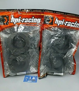 HPI RACING LOT PNEUS + INSERT POUR VOITURE RC TROPHY TRUGGY NEUF - Photo 1/1