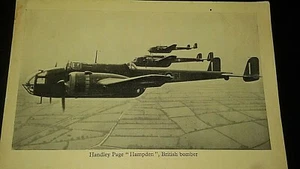 VINTAGE BLAC & WHITE PHOTOAIRCRAFT HANDLEY PAGE HAMPDEN BRITISH BOMBER # - Picture 1 of 5