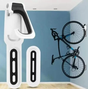 Wall Mount Bike Rack - Vertical Bicycle Hanger Hook - Heavy Duty Storage Holder - Picture 1 of 3