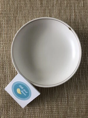 Set/4 AMY HAMLEY Magenta Bowls New w/tags Stoneware Ivory Gold Last set - Image 1 of 4