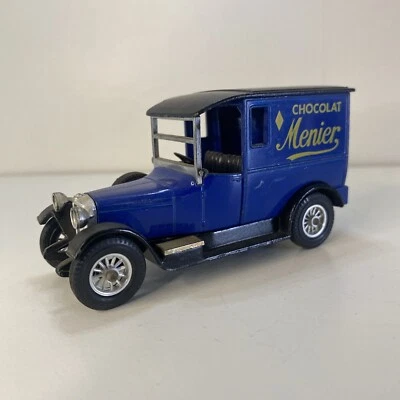 Vintage 1978 Matchbox Y5 England Talbot Van 1927 Chocolat Menier Bleu Collection - Photo 1/4