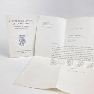 RADOVAN IVSIC & AL. : IL FAUT TENIR COMPTE... + LETTRE SIGNÉE . MAINTENANT, 1976 - Picture 1 of 4