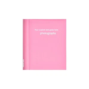 Personalised Text Self Adhesive Spiral Ring Bound Photo Album 36 Sheets/72 Sides - Picture 1 of 61