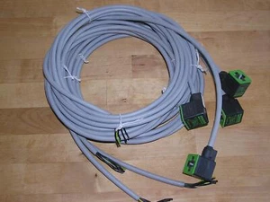 Unused - Lot 4x MURR 7000-18121-2280300 MSUD Valve plug A-18mm with cable 3m - Bild 1 von 5