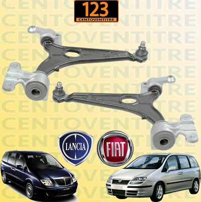 COPPIA BRACCI OSCILLANTI ANTERIORI FIAT ULYSSE LANCIA PHEDRA DAL 2006 Ø16,4 - Immagine 1 di 4