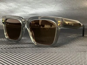 GUCCI GG1084S 004 Grey Square 54 mm Men's Sunglasses - Picture 1 of 4