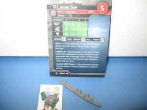 =Axis Allies War at Sea FLANK SPEED TI Landing Ship 40/40 with card= - Picture 1 of 1