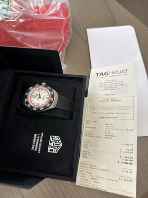 Reloj: Tag Heuer Fórmula 1 Solargraph LE 2025 1 de 1500 con correa de goma Foto 1 de 4