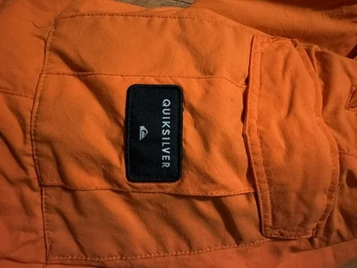 Pantalones de Nieve Quiksilver Naranja Juvenil M 10 DryFlight 10k Esquí Snowboard Aislados Foto 1 de 4