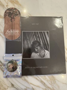 Taylor Swift Folklore: Long Pond Studio Sessions Chinese VER + VINYL MITT - Picture 1 of 4