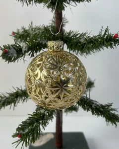 1311/25a 1x alter Christbaumschmuck Weihnachtsschmuck ECKARTINA Kugel - Bild 1 von 2