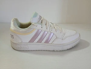Adidas Hoops 3.0 Sneakers donna bianche viola scarpe numero 39.5 - Foto 1 di 15