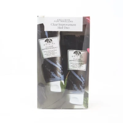 Origins Clear Improvement Active Charcoal Mask (2pc) Set 100ml+100ml - Image 1 of 2