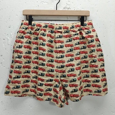 Pequeño camión rojo Coca-Cola para hombre XL 100 % seda vacaciones de Navidad Foto 1 de 4