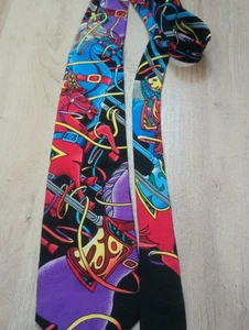 Rush Limbaugh Corbata Caballos Carrusel Multicolor Seda Sin Límites Colección - Imagen 1 de 6