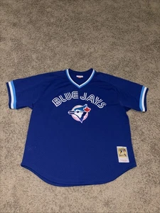 Mitchell Ness Toronto Blue Jays Roberto Alomar Batting Practice Jersey Blue 2XL - Picture 1 of 11