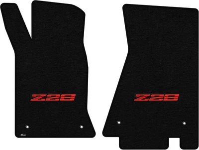 Logo Carpet Floor Lloyd Mats VelourTex Front 2 for Chevrolet Camaro 1982-1992 - Image 1 of 4