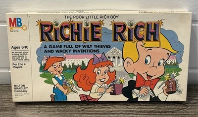 Richie Rich Wacky Inventions Juego de Mesa 1982 Milton Bradley Mayormente Completo Foto 1 de 4