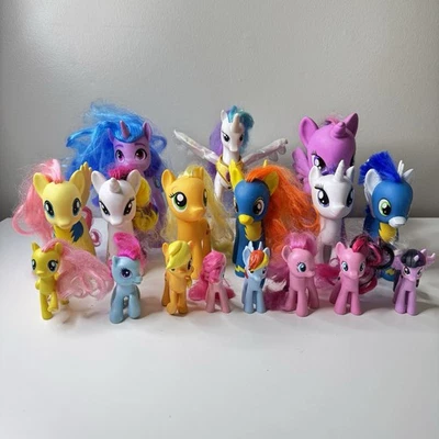 My Little Pony Hasbro Lot Celestia * Izzy * Twilight Sparkle * Fluttershy * - Image 1 of 4
