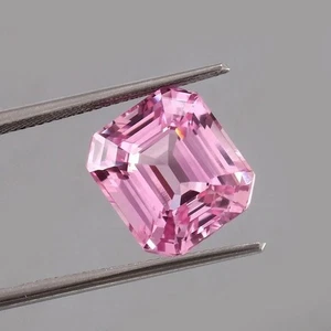 9.15 Ct Pink Morganite Emerald Cut, Prime Quality Untreated Madagascar AAA - Picture 1 of 4