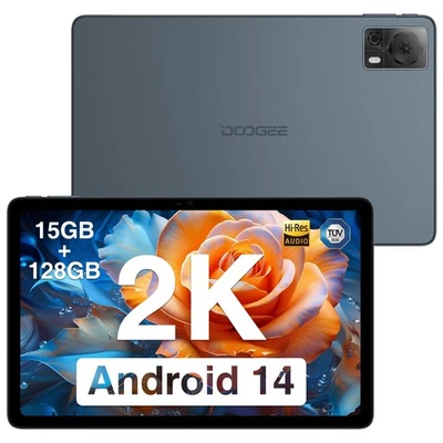 DOOGEE T20S Tablet Android 14,Octa Core，10.4" 2K,15GB(8+7) RAM+128GB ROM,7.9mm,7 - Immagine 1 di 4