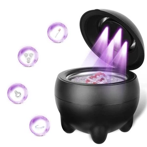 Ultrasonic Retainer Cleaner, 180ML Denture Cleaner, 4 LED Lights, 45KHZ Ultra... - Picture 1 of 7