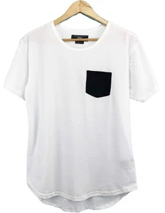 Lotto 3 T-shirt Uomo Aztec Tessuto Tasca Girocollo Casual T-shirt Taglia S - Foto 1 di 8