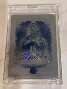 Printing Plate Carmelo Anthony Denver One Of A Kind 1/1 Topps Motif Autograph - Picture 1 of 2