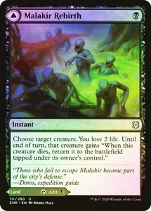 Magic The Gathering MTG MALAKIR REBIRTH FOIL Zendikar Rising NM Near Mint - Picture 1 of 2