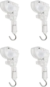 4Pcs 1" Blinds Wand Tilter Mechanism with D Shaped Gear 5/32" Hook Connection Me - Picture 1 of 7