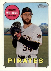 2018 Topps Heritage #557 Trevor Williams Pittsburgh Pirates