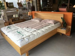 Massivholzbett Holzschmiede TENSO Kernbuche massiv 180 x 200 Ausstellungsstück - Bild 1 von 4